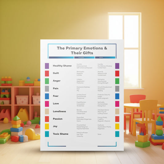 Emotional Chart - Digital Asset | Print and Frame Yourself (Fun for kids!)